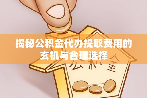 亚东揭秘公积金代办提取费用的玄机与合理选择