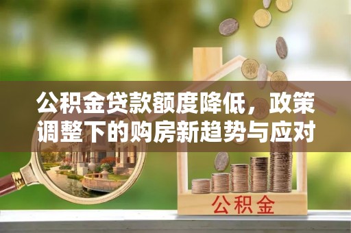 亚东公积金贷款额度降低，政策调整下的购房新趋势与应对策略